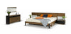 Rondo Mid Century Platform Bed With Nightstands Storage And Lights Model VGWCRONDO