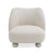 Divani Casa Duran Contemporary White Fabric Accent Chair Model VGOD-ZW-23056-WHT