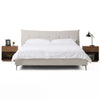 Queen Modrest Dysart Modern Grey Fabric Bed Model VGMB-B029-BED-Q