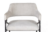 Modrest Ector Modern Off White Fabric & Forged Metal Accent Chair Model VGMY-2915-OFF