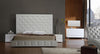 Elbrus White Modern Leather Platform Bed Model VGKCELBRUS-WHT