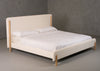 Modrest Electra Modern Ivory Fabric & Rubberwood Bed Model VGHM-F4091-1-BED