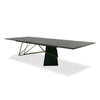 Modrest Elkhorn Glam Black Ash & Stainless Steel 126" Dining Table Model VGGMDT-1599
