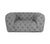 Lamod Italia Ellington Italian Grey Nubuck Leather Accent Chair Model VGCCRIALTO-GRY-CH
