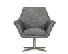 Divani Casa Elvin Modern Dark Grey Fabric Swivel Lounge Chair Model VGKKA-832-DKGRY-3