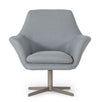 Divani Casa Elvin Modern Grey Fabric Swivel Lounge Chair Model VGKKA-832-GRY-3