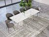 Modrest Encanto Modern White Ceramic Dining Table Model VGNS8762-DT