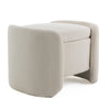 Modrest Erin Modern Cream Fabric Storage Ottoman Model VGRH-RHT-721-CRM