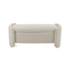 Modrest Erin Modern Cream Fabric Storage Ottoman Bench Model VGRH-RHT-722-CRM