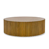 Modrest Espana Modern Walnut Round Coffee Table Model VGGMCT-1611V-CT
