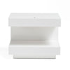 Modrest Esso Modern White Glossy Nightstand Model VGWCC521B