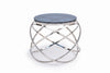 Modrest Tulare Contemporary Smoked Glass End Table Model VGVCET829