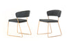 Ashland Modern Grey & Rosegold Dining Chair (Set Of 2) Model VGEUMC-8349CH-G-GRY
