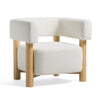Modrest Fang Modern White Fabric & Wood Accent Chair Model VGEUMC-7114LC-AW-WHT