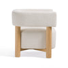 Modrest Fang Modern White Fabric & Wood Accent Chair Model VGEUMC-7114LC-AW-WHT