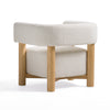Modrest Fang Modern White Fabric & Wood Accent Chair Model VGEUMC-7114LC-AW-WHT