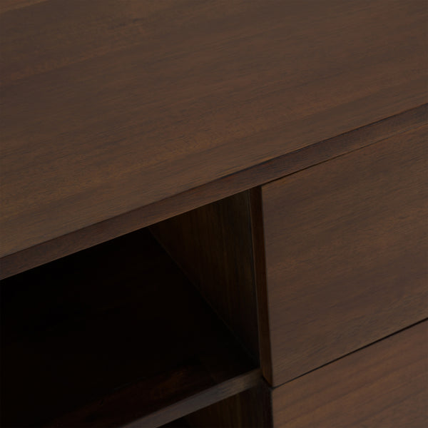 Fantasia Contemporary Dark Walnut Dresser