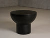 Modrest Fate Modern Black Concrete End Table Model VGGR-614055-BLK