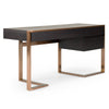 Modrest Modern Fauna Wenge And Brass Desk Model VGBB-BN-2DK-DWB-DESK