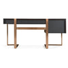 Modrest Modern Fauna Wenge And Brass Desk Model VGBB-BN-2DK-DWB-DESK