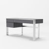 Modrest Fauna Modern Elm Grey & Stainless Steel Desk Model VGBBBN-2DK-GRY-DESK