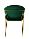 Modrest Trevor Modern Green Velvet & Gold Dining Chair (Set Of 2) Model VGFHFDC8022-GRN