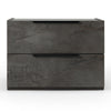 Nova Domus Ferrara Modern Volcano Oxide Grey Nightstand Model VGACFERRARA-NS