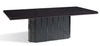 Supreme Luxury Ebony Veneer And Black Crocodile Dining Table Model VGUNAC832-240
