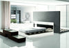 Impera Modern Black And White Lacquer Walk On Platform BedModel VGWCIMPERA