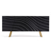 Modrest Finley Mid Century Black & Gold Buffet Model VGCSSB-16050-BLK