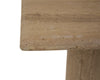 Modrest Fletcher Modern Travertine Marble 18" Tall End Table Model VGBR-SBA-4798