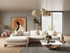 Modrest Fleury Contemporary Cream Fabric And Walnut Laf Sectional Sofa Model VGCS-21073-S-CW-LAF