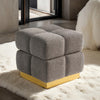 Furniture of America Aileen Charcoal Contemporary Storage Stool Model FM-AC8006GY
