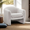 Furniture of America Bedale White Contemporary Accent Chair Model FM-AC8016WH