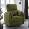Furniture of America Belper Olive Green Contemporary Power Glider Recliner W/ Swivel Model FM-AC8018GR-PM