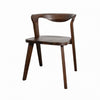 Furniture of America Romont Rich Walnut Mid-Century Modern Side Chair (2/Ctn) Model FM30003WN-SC-2PK