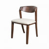 Furniture of America Hadsten Rich Walnut Mid-Century Modern Side Chair (2/Ctn) Model FM30004WN-SC-2PK