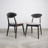 Furniture of America Beale Black Mid-Century Modern Dining Chair (2/Ctn) Model FM3100BK-SC-2PK