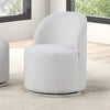 Furniture of America Broager White Contemporary Dining Swivel Chair, White Model FM3001WH-SC