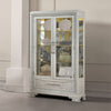 Furniture of America Stella Mia Ivory Traditional Curio Cabinet Model FM31000WH-CR