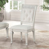 Furniture of America Stella Mia Ivory Traditional Side Chair (2/Ctn) Model FM31000WH-SC-2PK