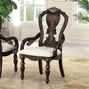 Furniture of America Promenade Dark Brown Traditional Arm Chair (2/Ctn) Model FM31002DB-AC-2PK