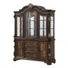 Furniture of America Leovanni Dark Brown Traditional Hutch And Buffet Model FM31003DB-HB-SET