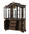 Furniture of America Leovanni Dark Brown Traditional Hutch And Buffet Model FM31003DB-HB-SET