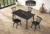 Furniture of America Beale Black Mid-Century Modern Dining Table Model FM3100BK-T