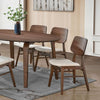 Furniture of America Narvik Walnut Mid-Century Modern Dining Table Model FM3212WN-T-TABLE