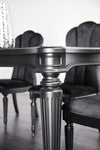Furniture of America Melodi Parc Black Glam Dining Table Model FM3416BK-T