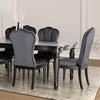 Furniture of America Melodi Parc Black Glam Dining Table Model FM3416BK-T