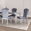 Furniture of America Melodi Parc Silver Glam Dining Table Model FM3416SV-T