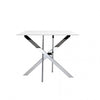 Furniture of America Silveria Chrome Contemporary Dining Table Model FM37001SV-T-TABLE